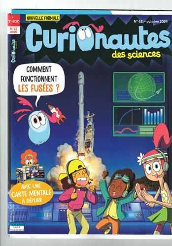 Curionautes des sciences N° 62 Octobre 2024