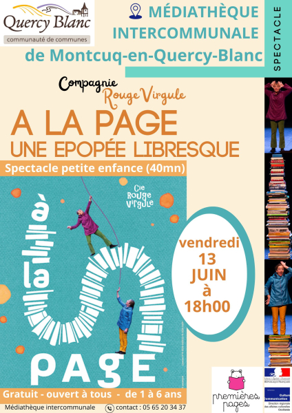 a la page