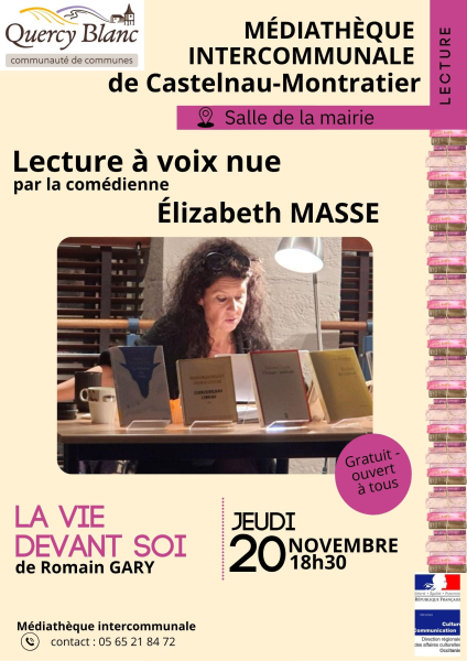 AFFICHE LECTURE 0 VOIX NUE CM 